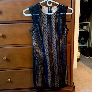 Black lace dress from Bar III